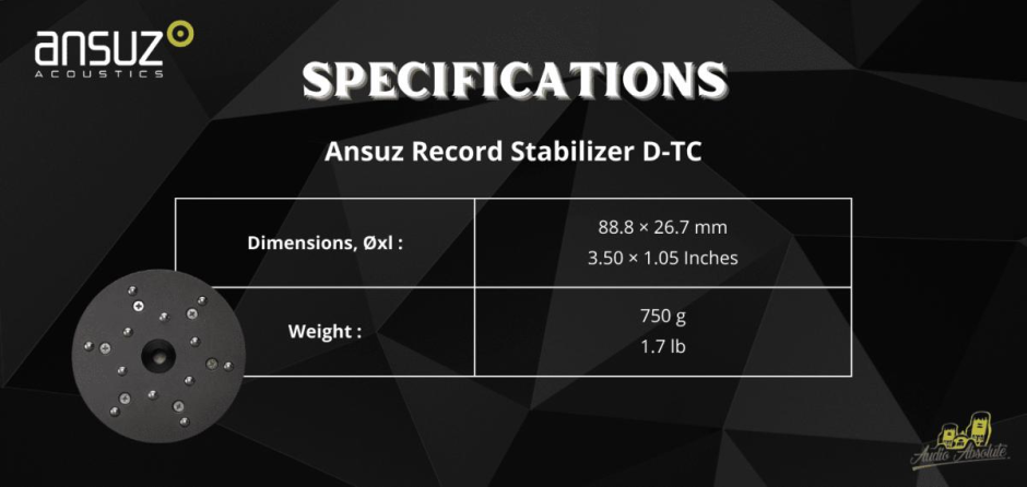 Ansuz Record Stabilizer D-TC
