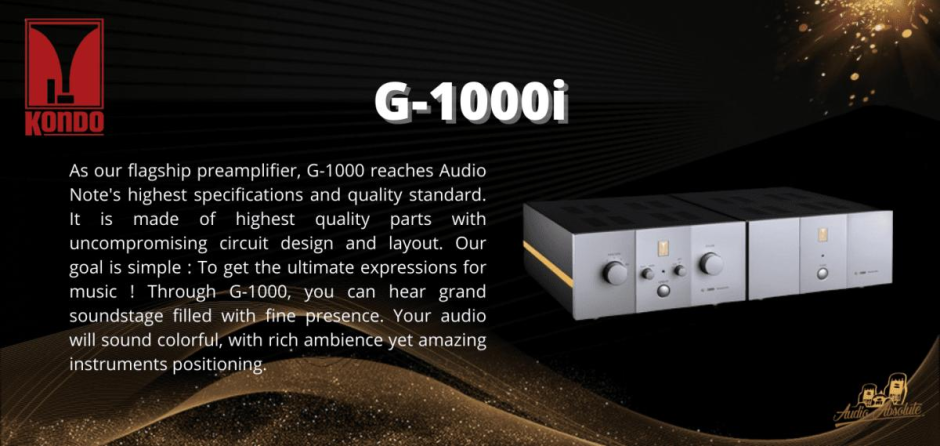 Kondo Audio Note G-1000i