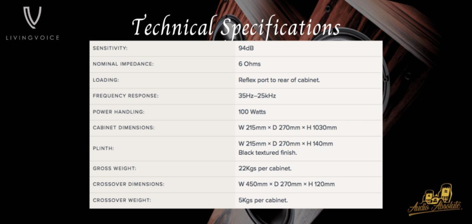 Living Voice OBX-RW4 Ebony