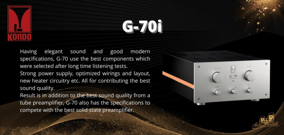 Kondo Audio Note G-70i