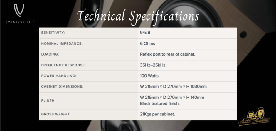 Living Voice IBX-R4 Cherry