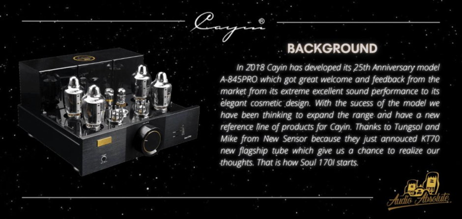 Cayin Soul 170I KT170