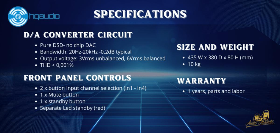 HQ Audio Star Pure DSD DAC MK2